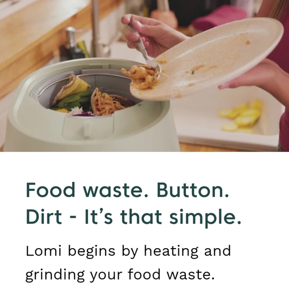 LOMI Classic Electric Kitchen Composter Smart Waste White New Open Box Fertilize - Picture 13 of 16